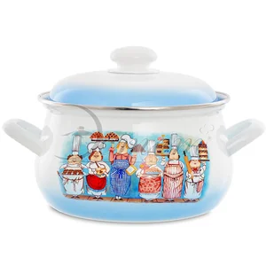 ЭСТЕТ Кастрюля 3,0 л Повара ЭТ-71422 грушевидная