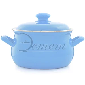 ЭСТЕТ Кастрюля 3,0 л ЭТ-72302 грушевидная голубая