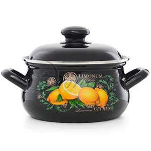 ЭСТЕТ Кастрюля 2,0 л Цитрус ЭТ-72860 грушевидная