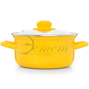 ЭСТЕТ Кастрюля 2,0 л ЭТ-72980 цилиндрическая ярко-желтая