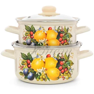 ЭСТЕТ Набор посуды 4 пр Изобилие цилиндрический 2,0 л 3,0 л ЭТ-72954