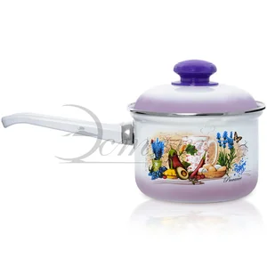 ЭСТЕТ Ковш 1,0 л Прованс с крышкой ЭТ-71508