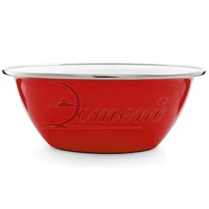 ЭСТЕТ Миска красная 0,6 л ЭТ-72210