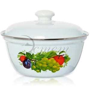 ЭСТЕТ Салатник 2,0 л Дары лета с крышкой ЭТ-71371