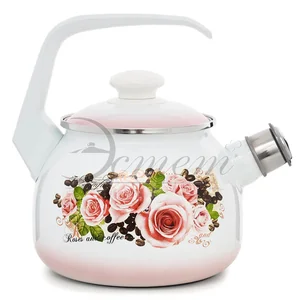 ЭСТЕТ Чайник 2,5 л Розы и кофе ЭТ-71605