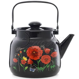 ЭСТЕТ Чайник 3,5 л Красные маки ЭТ-72809