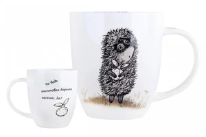 КОРАЛЛ Кружка 420мл. Ежик в тумане NB209M