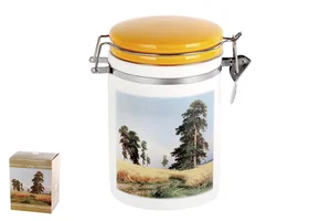 КОРАЛЛ Емкость для сыпучих продуктов 850мл.Рожь ZFC038-34