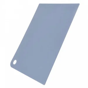 DELTA Доска разделочная GROSTEN 345х245х2мм прямоугольная PT1112ТГ-30 туманно-голубая