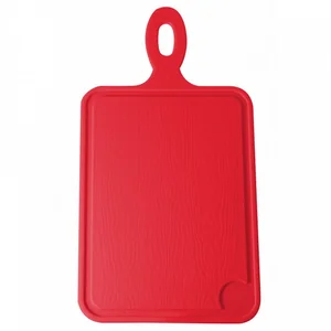 DELTA Доска разделочная с ручкой 350х186х7мм Bono GR1491СТ сочный томат