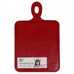 DELTA Доска разделочная с ручкой 42,5х22,1х0,6см Bono GR1492СТ сочный томат