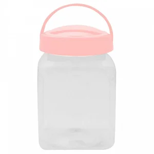 DELTA Емкость для хранения Квадро 2 л ПЭТ NP1102ПД-12 пудра