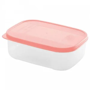 DELTA Ёмкость для продуктов Bio прямоугольная 0,6 л NP2362ПД-34 пудра