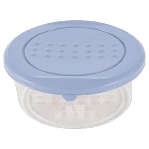 DELTA Ёмкость для хранения продуктов круглая 0,5 л PATTERN РТ1098ТГ-26 туманно-голубая