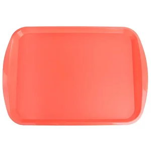 DELTA Поднос прямоугольный 365х255мм РТ9214КОРАЛ-12 коралловый
