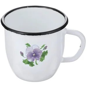 ЛЫСЬВА Кружка 0,25л Анютины глазки С-0102/4 белая 