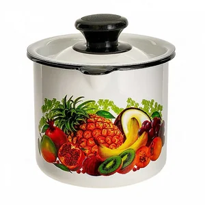 КМК Кружка с носиком с крышкой 1 л 40204-072/4-У9 Эквадор белая