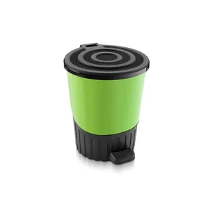 DD STYLE Ведро для мусора 27,0 л. 01063 салатовый