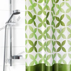 VILINA Занавес для ванной комнаты 180 x 180 см Для бережливых 1697GR