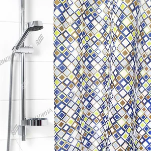 VILINA Занавес для ванной комнаты 170 x 180 см Для бережливых 1846BL