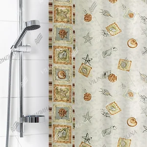 VILINA Занавес для ванной комнаты 170 x 180 см Для бережливых 488