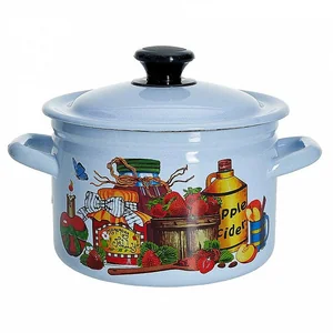 КМК Кастрюля цилиндрическая бортовая 3 л 41704-122/6-У4 серо-голубая