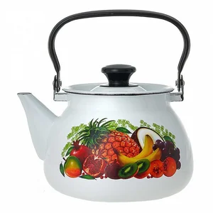 КМК Чайник 3 л сферический с металлической ручкой 42104-122/6-У4 Эквадор белый