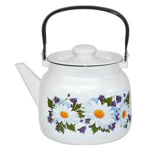 ЛЫСЬВА Чайник 3,5л Ромашковое поле С-2713П2/4Рч белый