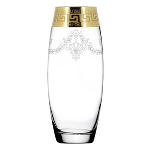 ГУСЬ ХРУСТАЛЬНЫЙ Ваза 260 мм. Барокко  EAV63-3966