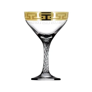 ГУСЬ ХРУСТАЛЬНЫЙ Набор креманок 6шт. Греческий узор EAV03-616/S