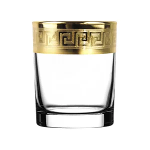 ГУСЬ ХРУСТАЛЬНЫЙ Набор стаканов для виски 255 мл. Версаче Голд TAV91-405/S