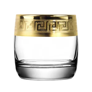 ГУСЬ ХРУСТАЛЬНЫЙ Набор стаканов для виски 310 мл. Версаче Голд TAV91-808/S