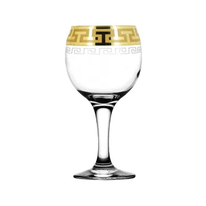 ГУСЬ ХРУСТАЛЬНЫЙ Набор бокалов для вина 260мл. Греческий узор EAV03-411