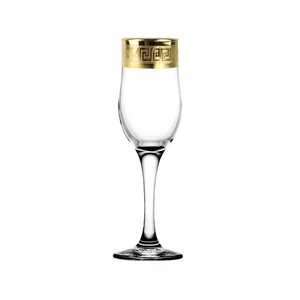 ГУСЬ ХРУСТАЛЬНЫЙ Набор бокалов для шампанского 200 мл. Версаче Голд TAV91-160/S