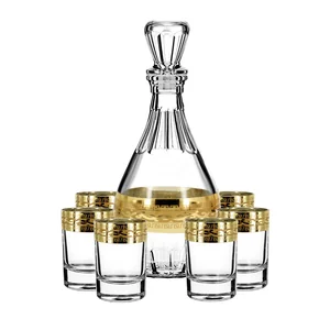 ГУСЬ ХРУСТАЛЬНЫЙ Набор стопок для водки + Графин Версаче EAV08-1161/837