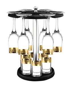 ГУСЬ ХРУСТАЛЬНЫЙ Универсальный набор 13пр.Версаче Голд TAV91-160/837-BS/S