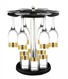 ГУСЬ ХРУСТАЛЬНЫЙ Универсальный набор 13пр.Греческий узор EAV03-160/837-BS/S