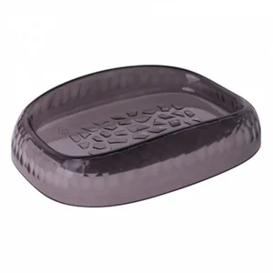 DELTA Мыльница Natural stone BQ1217ЧРПР черная прозрачная