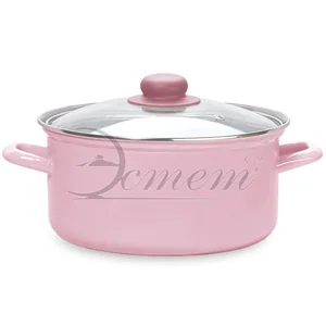 ЭСТЕТ Кастрюля 3,0 л ЭТ-72602 цилиндрическая розово-сиреневая