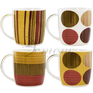 ЭСТЕТ Кружка 360мл. Бамбук ЭТ-70518 микс