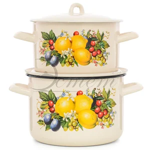 ЭСТЕТ Набор посуды 4 пр Изобилие цилиндрический 2,9 л 4,3 л ЭТ-72953