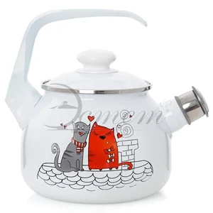 ЭСТЕТ Чайник 2,5 л Влюбленные коты ЭТ-72819