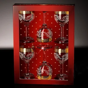 GLASSTAR Набор бокалов для вина 290мл/6шт Барокко 411GN