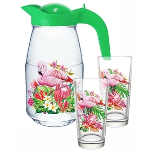 ДЕКОСТЕК Набор для воды 3 пр Фламинго в тропиках 1607/2-Д