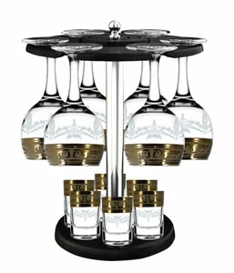 ГУСЬ ХРУСТАЛЬНЫЙ Универсальный набор 13пр. Русский узор GE09-411/837-БС