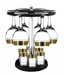 ГУСЬ ХРУСТАЛЬНЫЙ Универсальный набор 13пр.Греческий узор GE03-411/837/S-БС