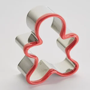 WEBBER Форма для вырезания печенья 5х4х2см Человечек BE-4350 коралловая