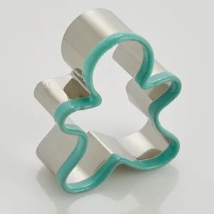 WEBBER Форма для вырезания печенья 5х4х2см Человечек BE-4350 мятная