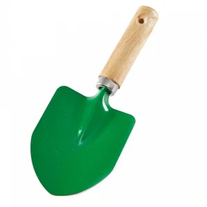 ЗЕЛЕНЫЙ ЛУГ Лопатка садовая 7,5х19 см (сталь + дерево) Зеленый луг ИР-4000