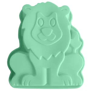 WEBBER Форма для выпечки силиконовая BE-4382S Лев светло-зеленая